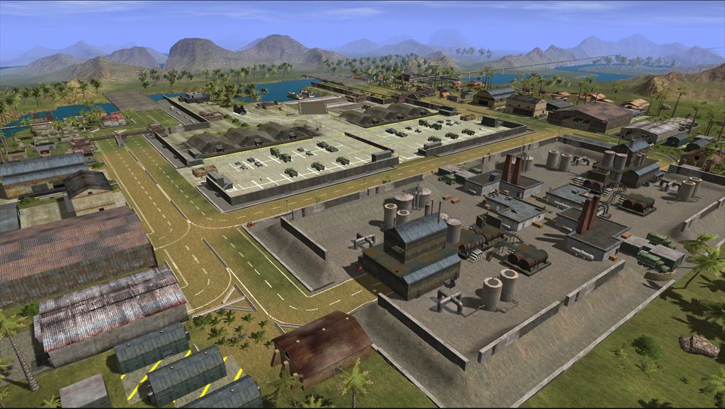Joint Operations map AS - WarFactory by Tune seen from above